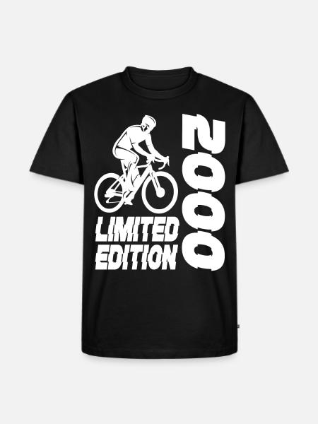 Limited Edition 2000 Limited Edition Cykel - Ekologisk premium-T-shirt herr - svart