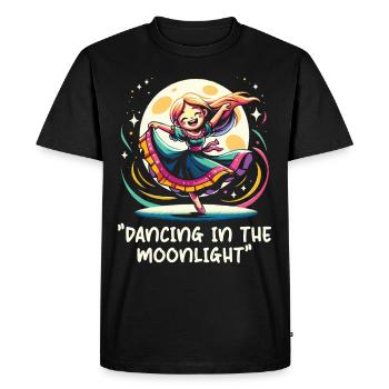 Lyrics Music Lovers Songwriters Music Festival - Men's Premium Organic T-Shirt - black - Front - Nico (187cm)