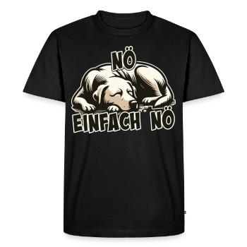 Nö einfach Nö Labrador Retriever freche Hunde Jun - T-shirt Premium bio Homme - noir - Devant - Nico (187cm)