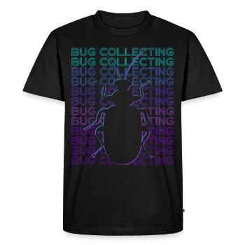Coléoptère collectionneur Coléoptère entomologie rétro - T-shirt Premium bio Homme - noir - Devant - Nico (187cm)