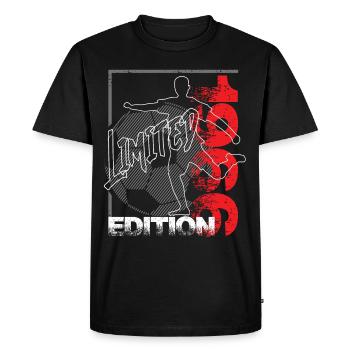 Édition limitée 1966 Édition limitée Football - T-shirt Premium bio Homme - noir - Devant - Nico (187cm)