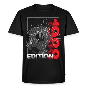 Édition limitée 1988 Édition limitée Football - T-shirt Premium bio Homme - noir - Devant - Nico (187cm)
