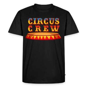 Circus Crew Staff Birthday Party Carnival Theme - Men's Premium Organic T-Shirt - black - Front - Nico (187cm)