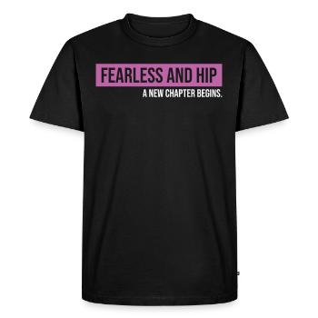 Hip Replacement Surgery Arthroplasty - Men's Premium Organic T-Shirt - black - Front - Nico (187cm)