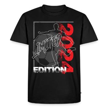 Football en édition limitée 2024 en édition limitée - T-shirt Premium bio Homme - noir - Devant - Nico (187cm)