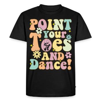 Groovy Ballet Dance Dancer Ballerina Show Her - Men's Premium Organic T-Shirt - black - Front - Nico (187cm)