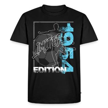 Édition limitée 1954 Édition limitée Football - T-shirt Premium bio Homme - noir - Devant - Nico (187cm)