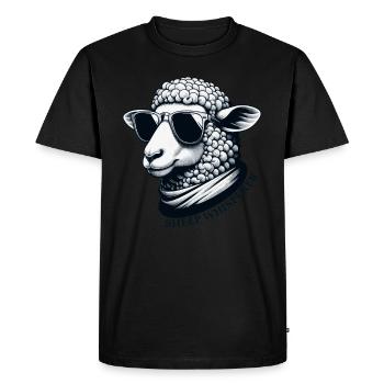 Sheep Whisperer Sheep - Men's Premium Organic T-Shirt - black - Front - Nico (187cm)