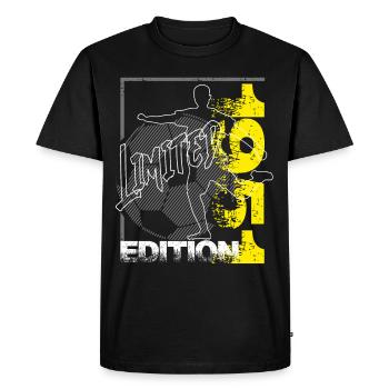 Édition limitée 1951 Édition limitée Football - T-shirt Premium bio Homme - noir - Devant - Nico (187cm)