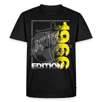 Édition limitée 1966 Édition limitée Football - T-shirt Premium bio Homme - noir - Devant - Nico (187cm)