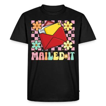 Dispatched Postal Service Postal Employee Letter Carriers - Men's Premium Organic T-Shirt - black - Front - Nico (187cm)