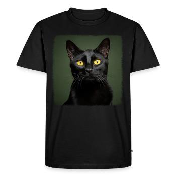 Chat de Bombay Bombay Katze - T-shirt Premium bio Homme - noir - Devant - Nico (187cm)