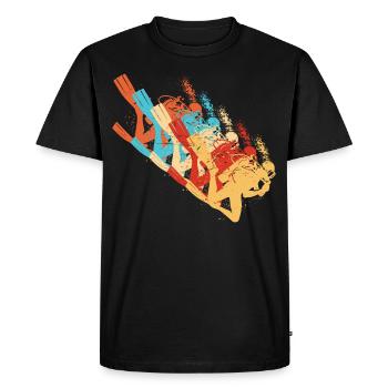 Scuba Diving Scuba Diver Scuba Diver - Men's Premium Organic T-Shirt - black - Front - Nico (187cm)