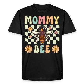 Bee Mom Beekeeper Beekeeping Mom - Men's Premium Organic T-Shirt - black - Front - Nico (187cm)