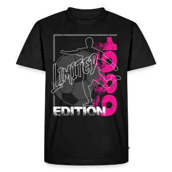 Édition limitée 1989 Édition limitée Football - T-shirt Premium bio Homme - noir - Devant - Nico (187cm)