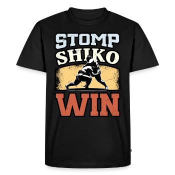 Victoire de Stomp Shiko - T-shirt Premium bio Homme - noir - Devant - Nico (187cm)