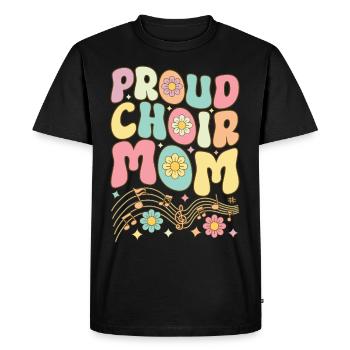 Fière Mère De Chorale Groovy Chanteur Chanteur Choriste Chanteur - T-shirt Premium bio Homme - noir - Devant - Nico (187cm)