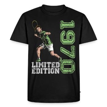 Édition limitée 1970 Édition limitée Tennis - T-shirt Premium bio Homme - noir - Devant - Nico (187cm)