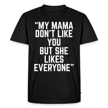 Lyrics Music Lovers Songwriters Music Festival - Men's Premium Organic T-Shirt - black - Front - Nico (187cm)