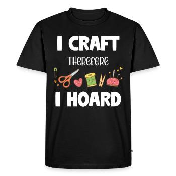 Je suis en train de bricoler, donc j’ai écouté des chansons drôles - T-shirt Premium bio Homme - noir - Devant - Nico (187cm)