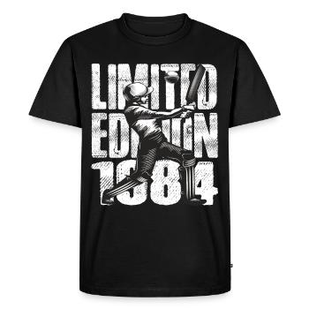 Édition limitée 1984 Édition limitée Cricket - T-shirt Premium bio Homme - noir - Devant - Nico (187cm)