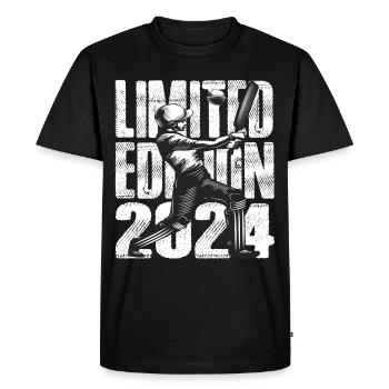 Édition limitée 2024 Édition limitée Cricket - T-shirt Premium bio Homme - noir - Devant - Nico (187cm)