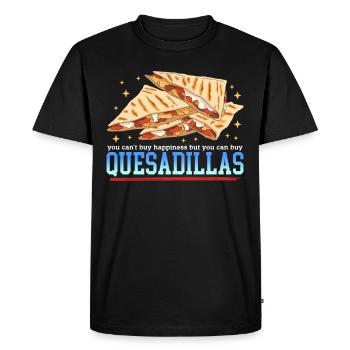 Quesadilla Quesadillas Tortilla Cadeau - T-shirt Premium bio Homme - noir - Devant - Nico (187cm)