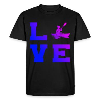 Canoë Kayak Femmes Kayak Kayak Homme - T-shirt Premium bio Homme - noir - Devant - Nico (187cm)