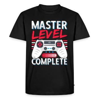 Master's Degree Graduate Business Administration Student Studies - Men's Premium Organic T-Shirt - black - Front - Nico (187cm)