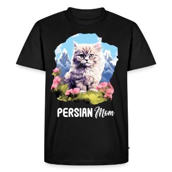 Chat persan Perserkatze - T-shirt Premium bio Homme - noir - Devant - Nico (187cm)