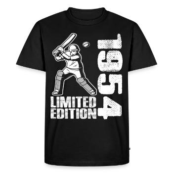 Édition limitée 1954 Édition limitée Cricket - T-shirt Premium bio Homme - noir - Devant - Nico (187cm)