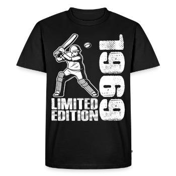 Édition limitée 1969 Édition limitée Cricket - T-shirt Premium bio Homme - noir - Devant - Nico (187cm)