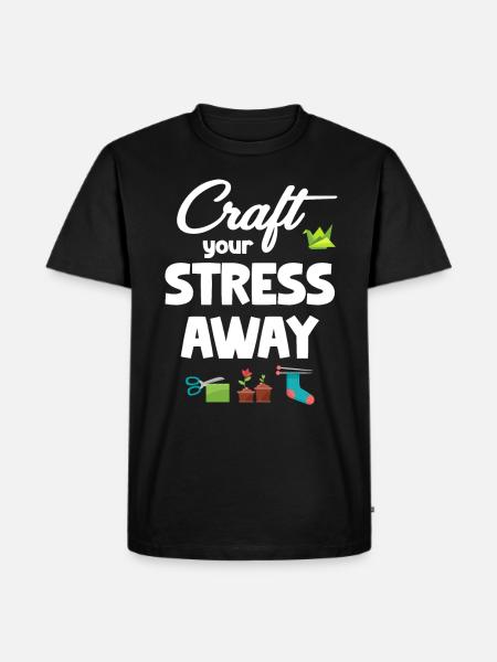 Make your stress-free ceramics - Men's Premium Organic T-Shirt - black