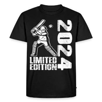 Édition limitée 2024 Édition limitée Cricket - T-shirt Premium bio Homme - noir - Devant - Nico (187cm)