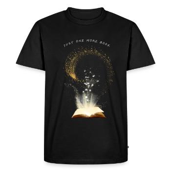 Encore un livre - T-shirt Premium bio Homme - noir - Devant - Nico (187cm)