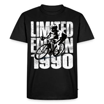 Limited Edition 1990 Limited Edition Birthday - Men's Premium Organic T-Shirt - black - Front - Nico (187cm)