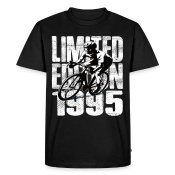 Édition limitée 1995 Édition limitée anniversaire - T-shirt Premium bio Homme - noir - Devant - Nico (187cm)