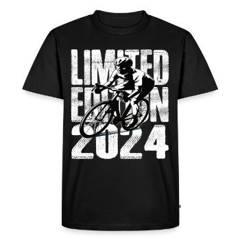 Édition limitée 2024 Édition limitée anniversaire - T-shirt Premium bio Homme - noir - Devant - Nico (187cm)