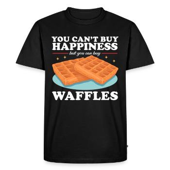 Gaufre Gaufre Lover Funny Gaufres Cadeau - T-shirt Premium bio Homme - noir - Devant - Nico (187cm)