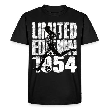 Édition limitée 1954 Édition limitée Football - T-shirt Premium bio Homme - noir - Devant - Nico (187cm)