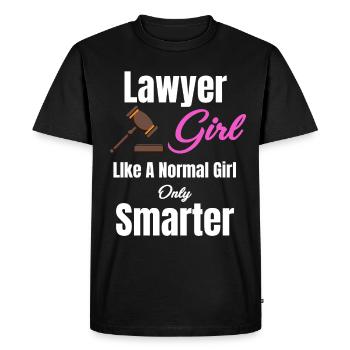 Une avocate comme une fille normale, seulement - T-shirt Premium bio Homme - noir - Devant - Nico (187cm)