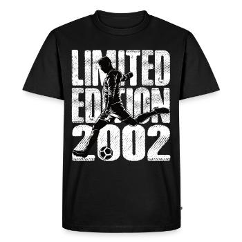 Édition limitée 2002 Édition limitée Football - T-shirt Premium bio Homme - noir - Devant - Nico (187cm)