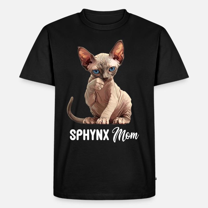 Sphynx Kätzchen Sphynx Katze - Männer Premium Bio T-Shirt - Schwarz