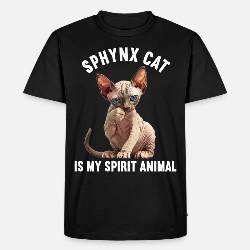 Sphynx Kätzchen Sphynx Katze - Männer Premium Bio T-Shirt - Schwarz