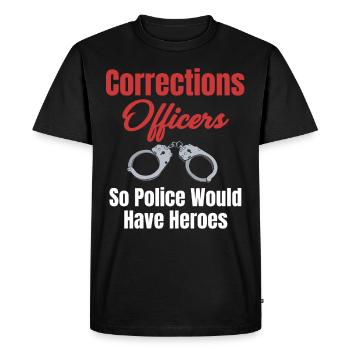 correctional officers to ensure that the police - Men's Premium Organic T-Shirt - black - Front - Nico (187cm)