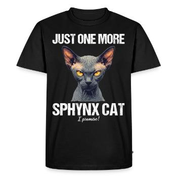 Chaton Sphynx Chat Sphynx - T-shirt Premium bio Homme - noir - Devant - Nico (187cm)
