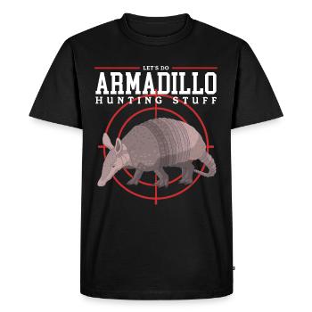chasseur chasse permis chasse cadeau - T-shirt Premium bio Homme - noir - Devant - Nico (187cm)
