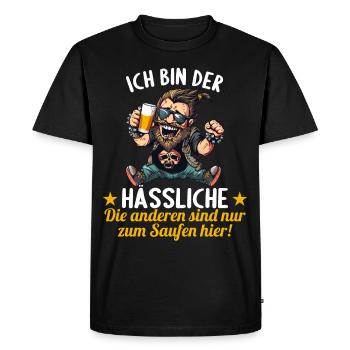 the ugly one marries bachelor party bachelor party - Men's Premium Organic T-Shirt - black - Front - Nico (187cm)