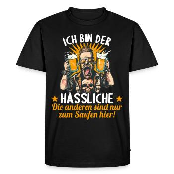 the ugly one marries bachelor party bachelor party - Men's Premium Organic T-Shirt - black - Front - Nico (187cm)
