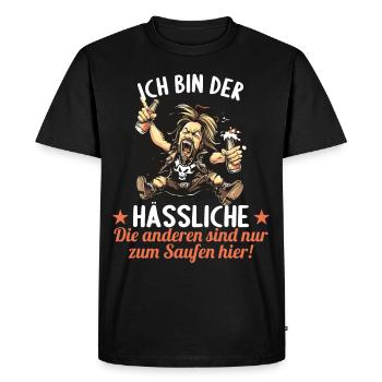 the ugly one marries bachelor party bachelor party - Men's Premium Organic T-Shirt - black - Front - Nico (187cm)